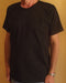 men's black cotton t-shirt