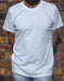 men's white cotton t-shirt