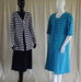 Australian made tie front jackets worn with dresses
