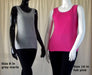 Grey marle and hot pink Australian made women's cotton singlet