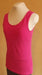 hot pink women's cotton singlet