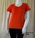 Australian made women's cotton t-shirt in jaffa