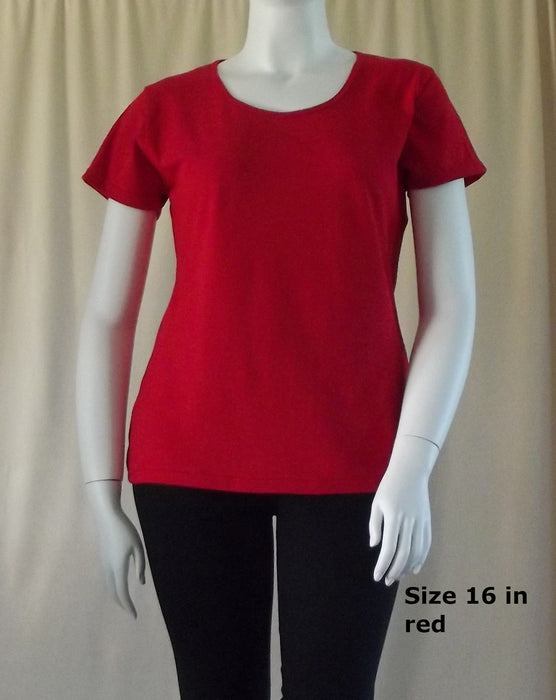 Red Australian made cotton t-shirt