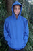 royal blue fleecy men's hoodie