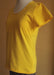 yellow women's cotton t-shirt