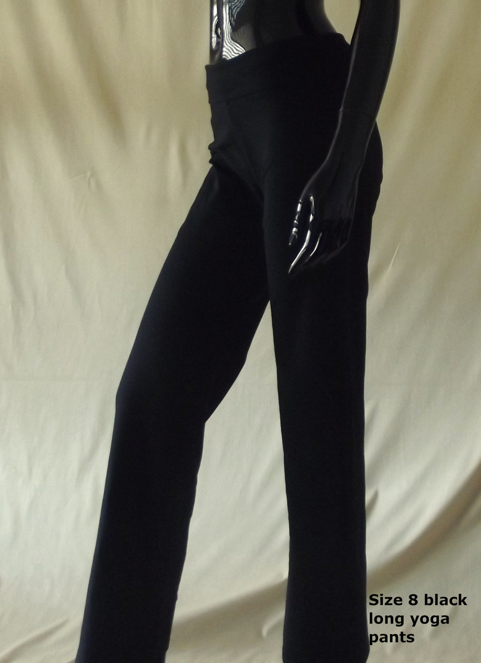 Australian made women's black long yoga pants